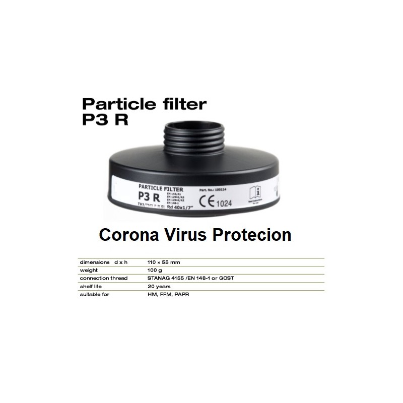 P3-R Protective Biological Filter (anti virus)